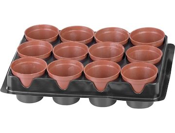 Strend Pro Garden 255620 Minipařeniště , 12 ks, sada, 24x18x6 cm