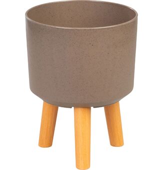 Strend Pro Garden 255625 Květináč , barva Kávový prášek, 20x20x26 cm