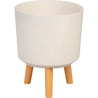 Strend Pro Garden 255630 Květináč , barva White Weath Finish, 24,5x24,5x31 cm