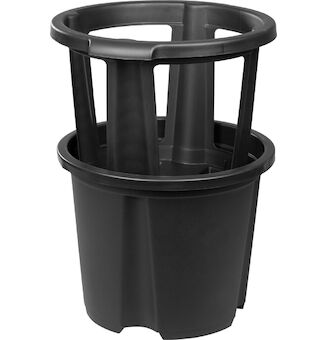 Strend Pro Garden 255638 Květináč na brambory , barva černá, 35x28 cm
