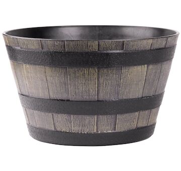 Strend Pro Garden 256802 Sázecí květináč Woodeff, 39x23 cm, přírodní, efekt dřeva