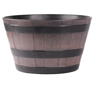 Strend Pro Garden 256805 Sázecí květináč Woodeff, 39x23 cm, teak, efekt dřeva