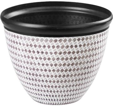 Strend Pro Garden 256963 Květináč Marble, 37x30 cm, hnědý