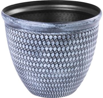 Strend Pro Garden 256964 Květináč Marble, 37x30 cm, modrý