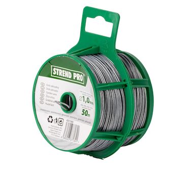 Strend Pro Garden 431169 Drát Garden Wire Basket, 1 mm, vázací, zahradní, L-50 m, Zn