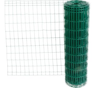 Strend Pro Garden 431214 Síť EUROPLAST 2, 1000/100x50/2,20 mm, zelená, RAL 6005,, Zn+PVC, plot, balení. 25 m