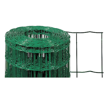 Strend Pro Garden 431221 Síť EUROPLAST 1, 1000/100x50/2,20 mm, zelená, RAL 6005, Zn+PVC, plot, balení. 25 m