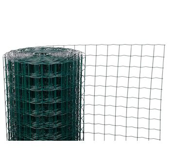 Strend Pro Garden 431293 Síť EUROPLAST 3, 1500/50x50/2,20 mm, zelená, RAL 6005, Zn+PVC, plot, balení. 25 m
