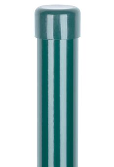 Strend Pro Garden 431344 METALTEC sloupek, 48/2800/1,50 mm, zelený, kulatý, uzávěr, Zn+PVC, RAL6005