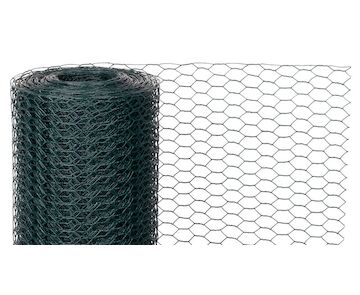 Strend Pro Garden 431416 Pletivo GARDEN HEX PVC 1000/20/0,9 mm, zelené, RAL 6005, šesťhranné, chovateľské, bal. 5 m