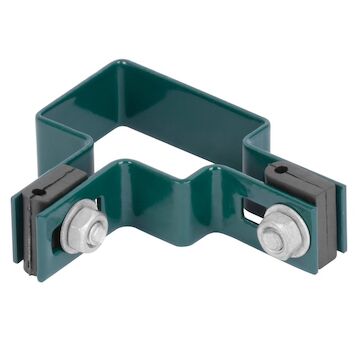 Strend Pro Garden 432219 EUROSTANDARD, 60x40 mm, rohový, zelený, Zn+PVC, RAL6005, pro čtvercový sloupek