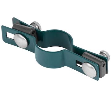 Strend Pro Garden 432224 EUROSTANDARD, 48 mm, průběžný, zelený, Zn+PVC, RAL6005, pro kulatý sloupek