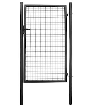 Strend Pro Garden 432263 Brána METALTEC ECO, 1000/1000/50x50 mm, hranatý rám, antracit, jednokřídlová, zahradní, ZN+PVC, RAL7016