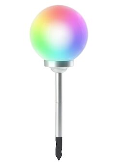 Strend Pro Garden 8090838 Duhová lampa, solární, 4x barevná LED, 30x73 cm