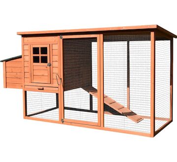 Strend Pro Garden Kurník 2173853 pro drůbež, se střechou, 200x75.5x103 cm