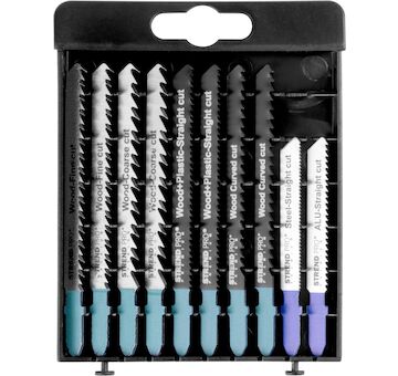 Strend Pro listy do přímočaré pily Premium, sada, mix, bal. 10 ks 226851