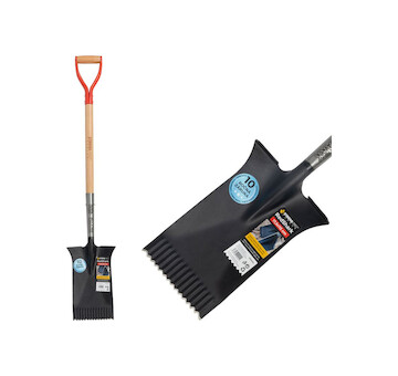 Strend Pro Premium 2110434 rýč RedShark, rovný, s dřevěnou násadou D 1150 mm