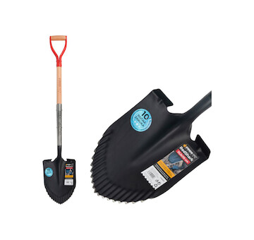Strend Pro Premium  2110435 rýč RedShark, špičatý, s dřevěnou násadou D 1150 mm