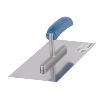 Strend Pro Premium 216053 Hladítko Strend Pro Premium, BlueWood, dřevěná rukojeť, 270x130 mm, rovné, 0,7 mm, nerez 216053