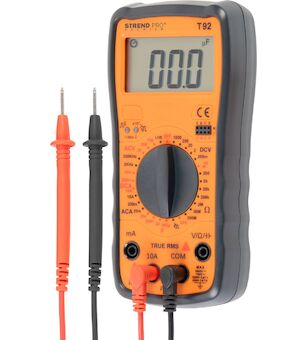 Strend Pro Premium 218901 Multimetr digitální, 1000A, 10A, baterie 9V