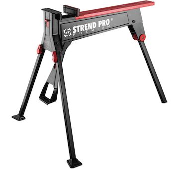 Stůl Strend Pro Premium WB955, Max. 300 kg, pracovní držák, multifunkční skládací trojnožka se svěrákem 212321
