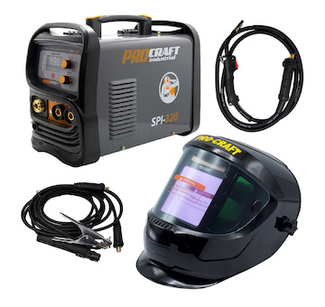 Svařovací poloautomatický invertor (CO2) Procraft SPI-320 a svářecí kukla SPH1000 | SSPI-320/SPH1000