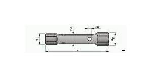 Tona Expert 653, 24x27 Trubkový klíč oboustranný 24x27 mm