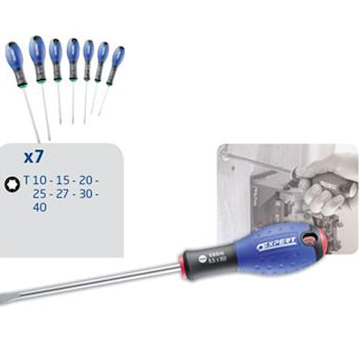 Tona Expert E160908 7dílná sada šroubováků TORX