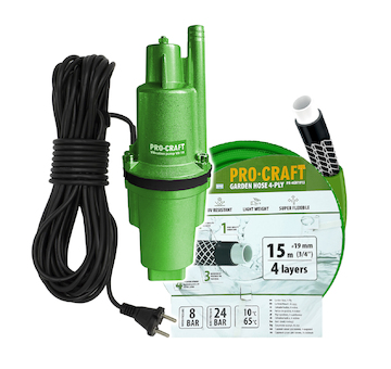 Vibrační čerpadlo Procraft VN-18 sada s hadicí 15m 3/4