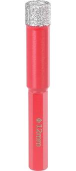 Vyřezávač Strend Pro Premium DCB12, 12 mm, stopka HEX, korunka, diamant, professional 226215