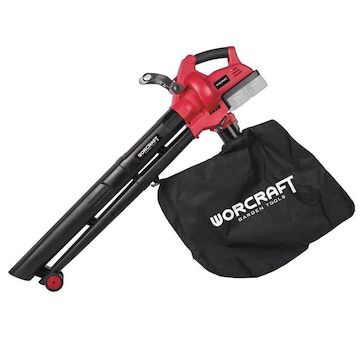 Worcraft 111314A Fukar CLBV-S40Li ShareSYS, 230 km/h, vysavač listí 2x20V, 45 lit.