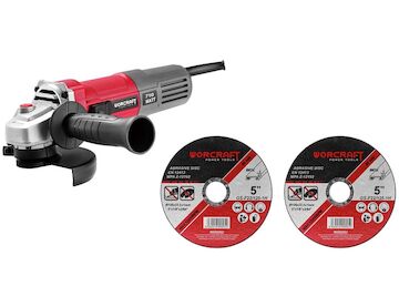 Worcraft 113118 Bruska AG08-115P, 710W, 115mm, M14, úhlová, PROMO + 2 kotouče