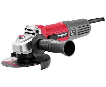 Worcraft 113118 Bruska AG08-115P, 710W, 115mm, M14, úhlová, PROMO + 2 kotouče