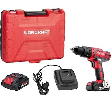 Worcraft 113884 Šroubovák CD-20LiH, 20V, 2x Li-ion 2.0Ah
