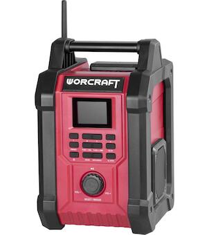 Worcraft 114787 Rádio CBTS-S20LiH ShareSYS, 20V Li-Ion, DAB+FM, Bluetooth, AUX, 2x15W