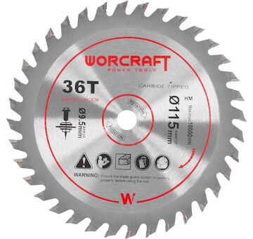 Worcraft 114844 Kotouč pro CMCS-S20LiB, 115x9,5mm, 36T, pilový