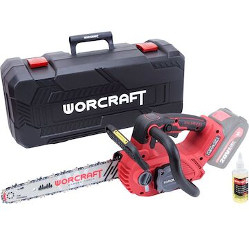 Worcraft 114989 Pila Worcraft CGC-S20LiBA, bezuhlíková, řetězová, 20V Li-ion, 75ml nádrž, 12