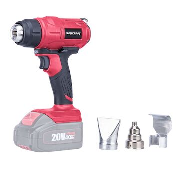 Worcraft 213987 Pistole CHG-S20Li ShareSYS, 20V Li-Ion, 300W, horkovzdušná