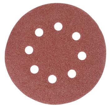 Worcraft 2430025 Výsek CRS-S20Li do excentrické brusky, 125 mm, P80, papír, brusný, bal. 5 ks