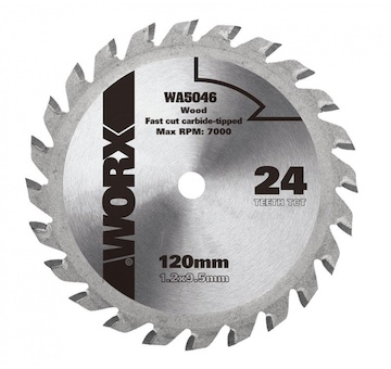 WORX 45905046 WA5046 - Kotouč na dřevo 120x9,5 pro WU427, Worxsaw XL