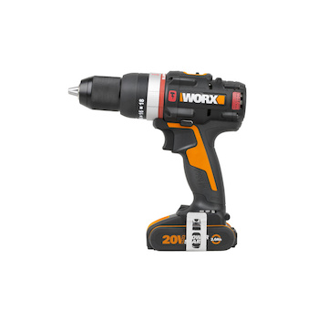 WORX 45910434 WX-JCR - Aku vrtačka s příklepem 20V, 2x2.0Ah - Powershare