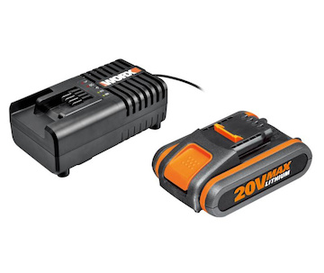 WORX Garden 45003601 WA3601 - Akumulátor 20V, 2Ah + nabíječka 20V, 2A