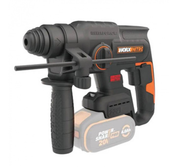 WX381.9 - Aku vrtací kladivo 20V NITRO 2,0J - bez akumulátoru - Powershare