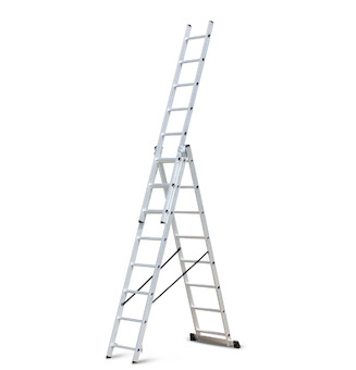 Žebřík hliníkový třídílný 3x6 Procraft PLA3.340 | PLA3.340