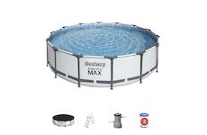 Bazén Bestway Steel Pro MAX, 56950, filtr, pumpa, žebřík, prostěradlo, 4,27x1,07 m 8050162