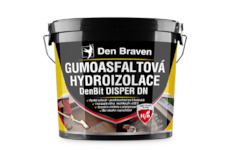 DEBBEX by Den Braven 11009BI DenBit DISPER DN - Gumoasfaltová hydroizolace 10 kg kbelík černá