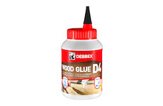 DEBBEX by Den Braven 50252FF Polyuretanové lepidlo na dřevo D4 500 g dóza medově hnědá