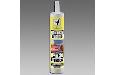 DEBBEX by Den Braven 50408FF Montážní lepidlo FIX FLEX 280 ml kartuše šedá