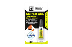 DEBBEX by Den Braven 50711DBX Sekundové gelové lepidlo SUPER GEL 3 g tubička transparentní