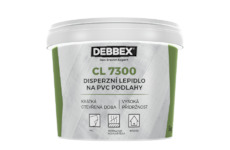 DEBBEX by Den Braven 510050RL Disperzní lepidlo na PVC podlahy CL 7300 14 kg kbelík bílá
